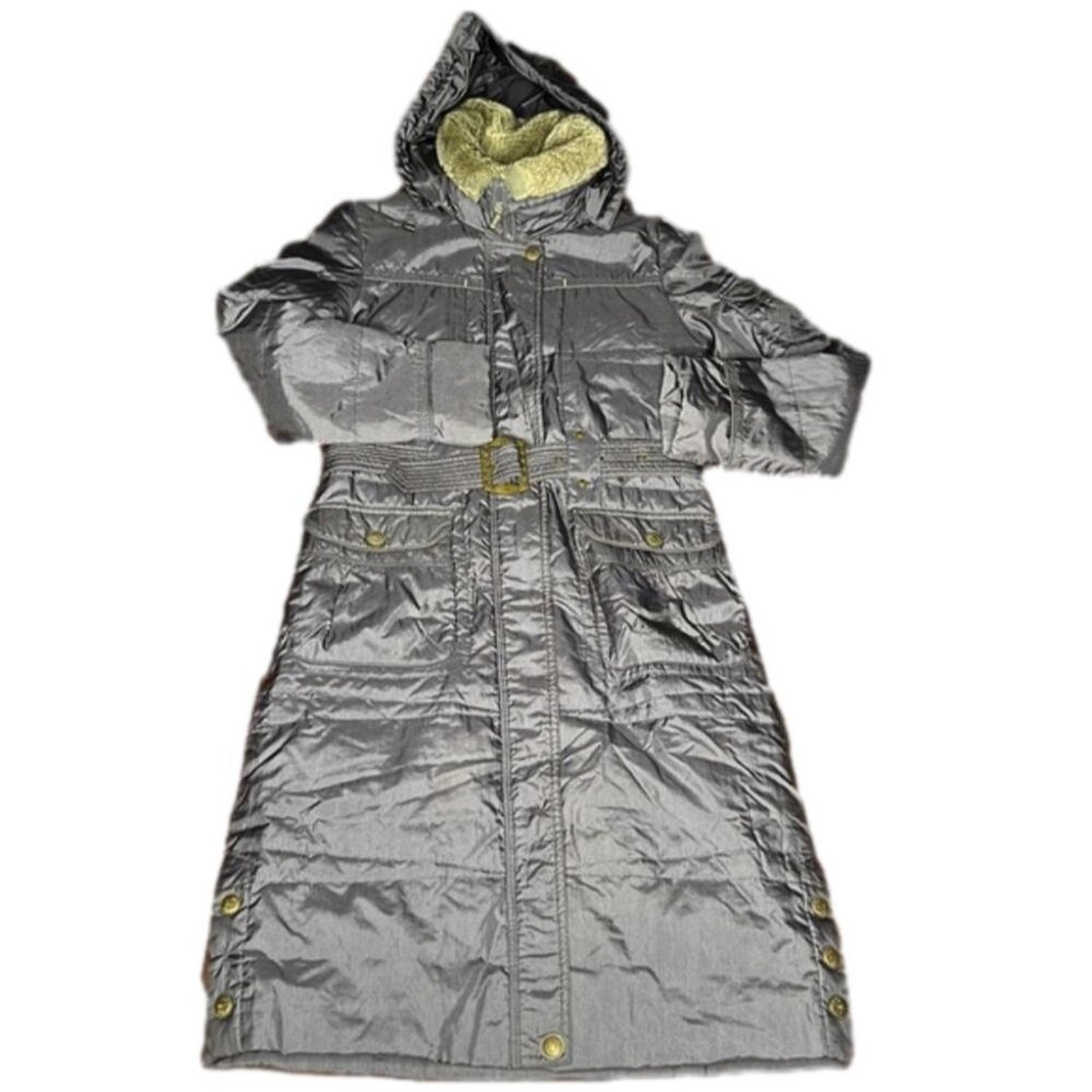 Metallic Deep Mauve Full Length 2008  Beijing Olympic Coat